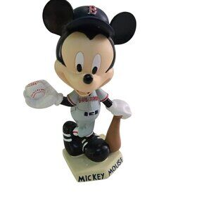 Vintage Disney Mickey Mouse Boston Red Sox Rare Bobble Head Bobble Dobbles